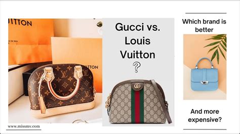 gucci vs louis|difference between gucci and vuitton.